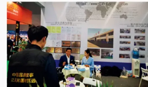 Cartesy interviewed at an exhibition